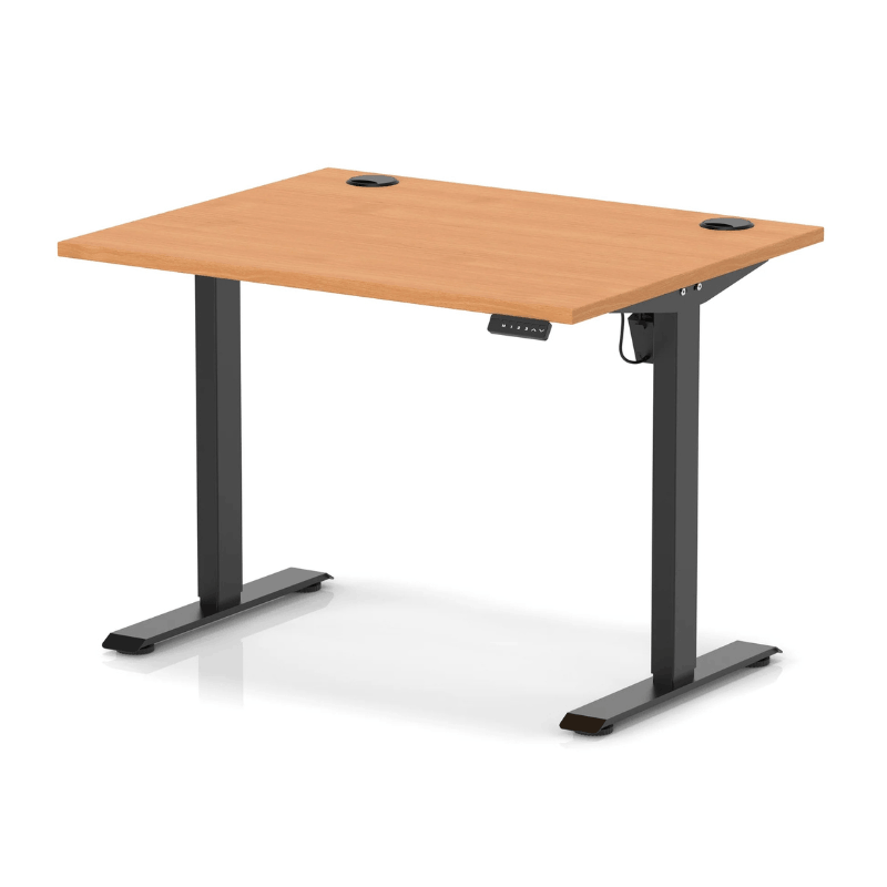 Air Lite Height Adjustable Desk with Cable Ports