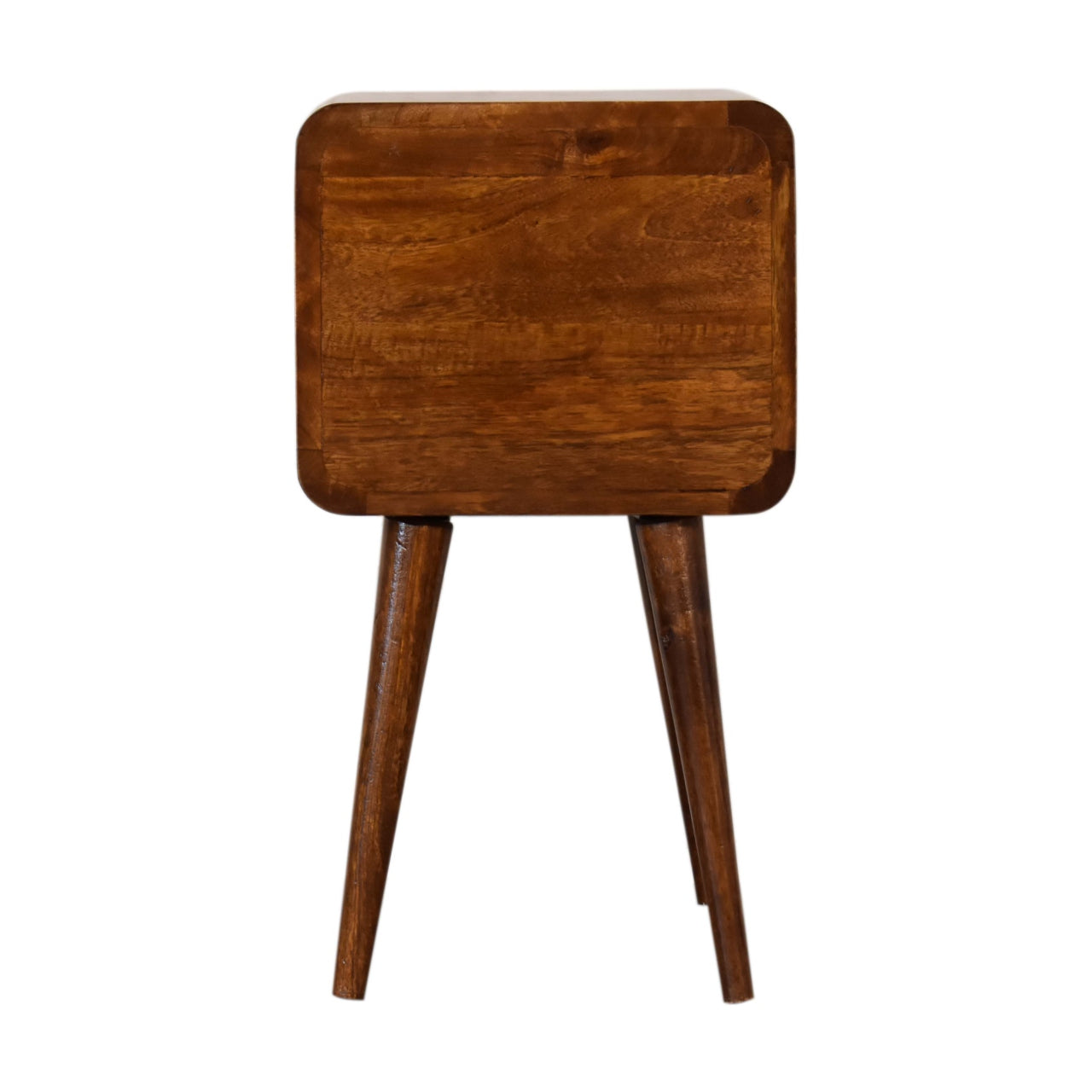 Artisan Mini Chestnut Curved Bedside