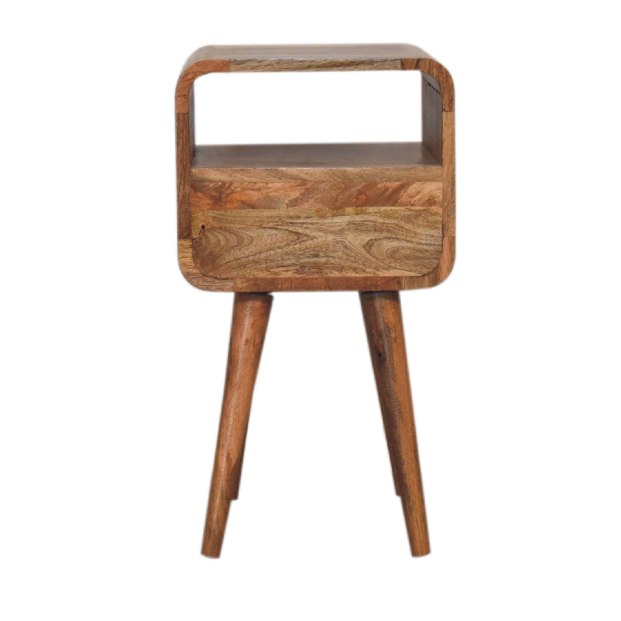 Artisan Mini Oakish Curve Open Bedside