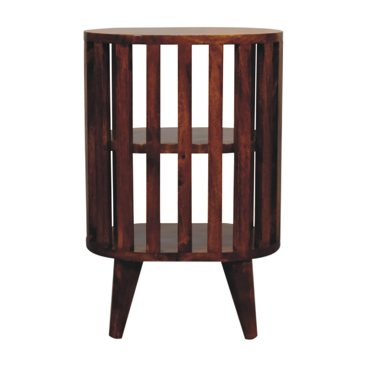 Artisan Ariella Double Shelf Chestnut Bedside