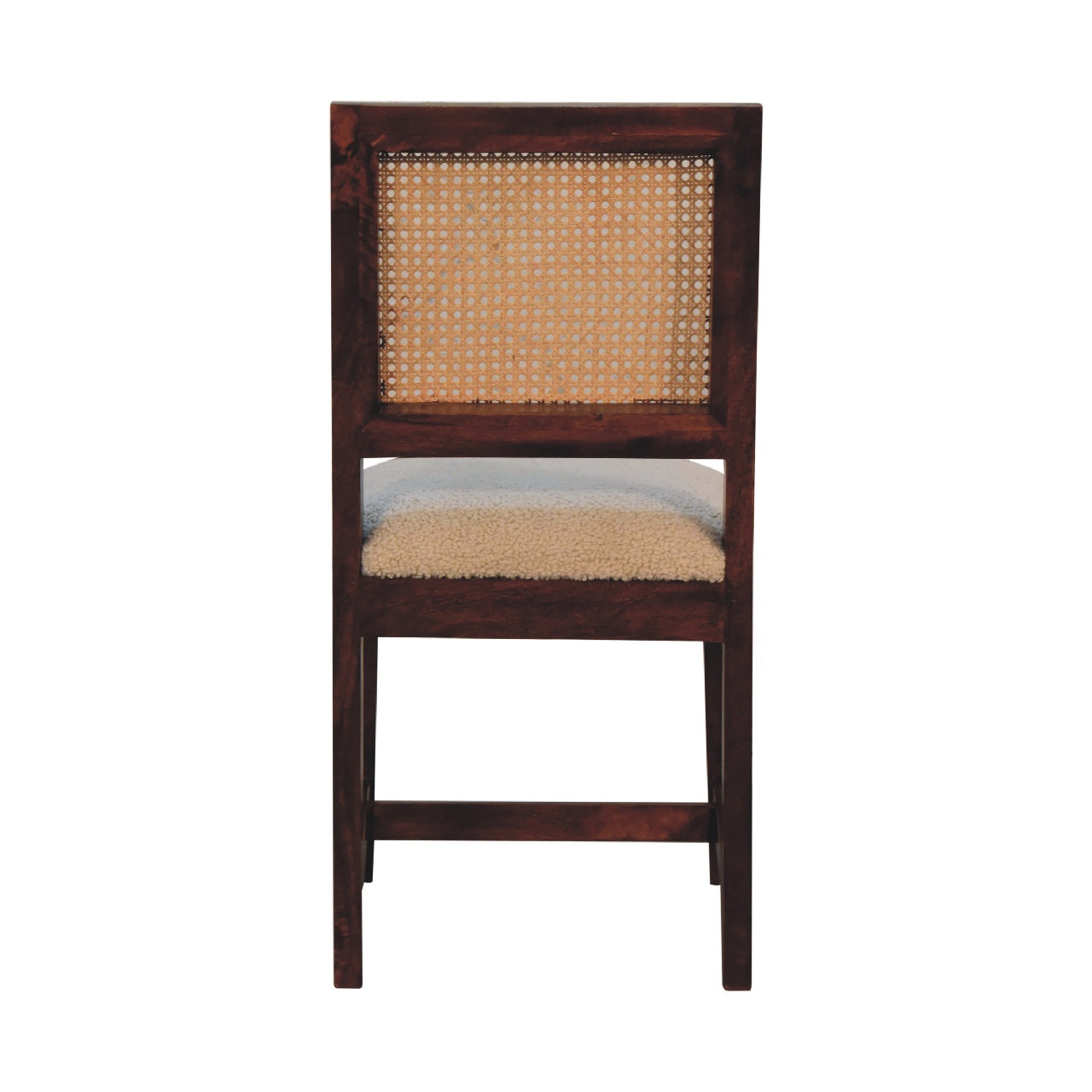 Artisan Cream Boucle Rattan Chair