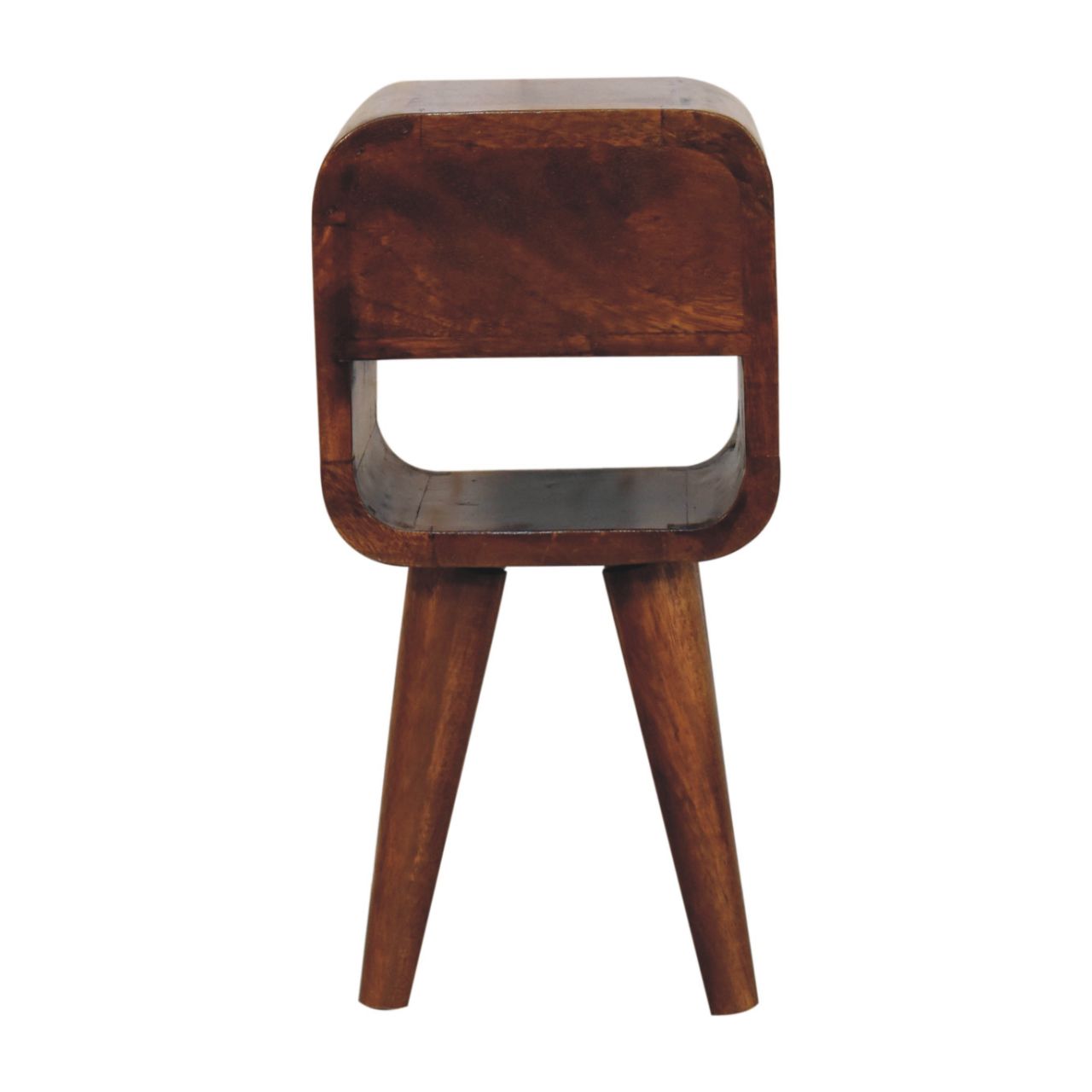 Artisan Extra Mini Chestnut Curve Lower Bedside