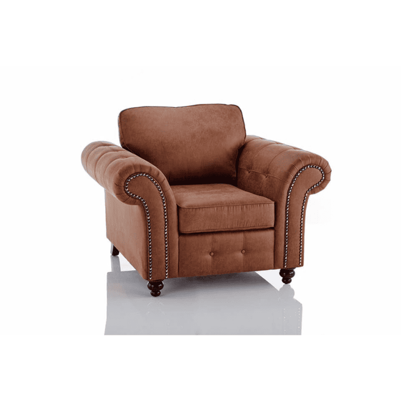 Oakland Nevada Fabric Armchair — Tan