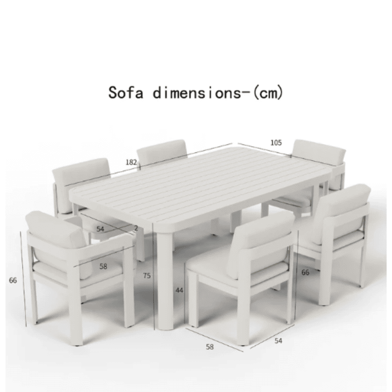 Sofia Outdoor Lounge Set Taupe (4-Seater)