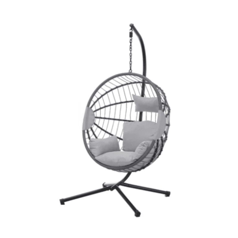 Hanging Egg Chair for Indoor and Outdoor — Light Grey