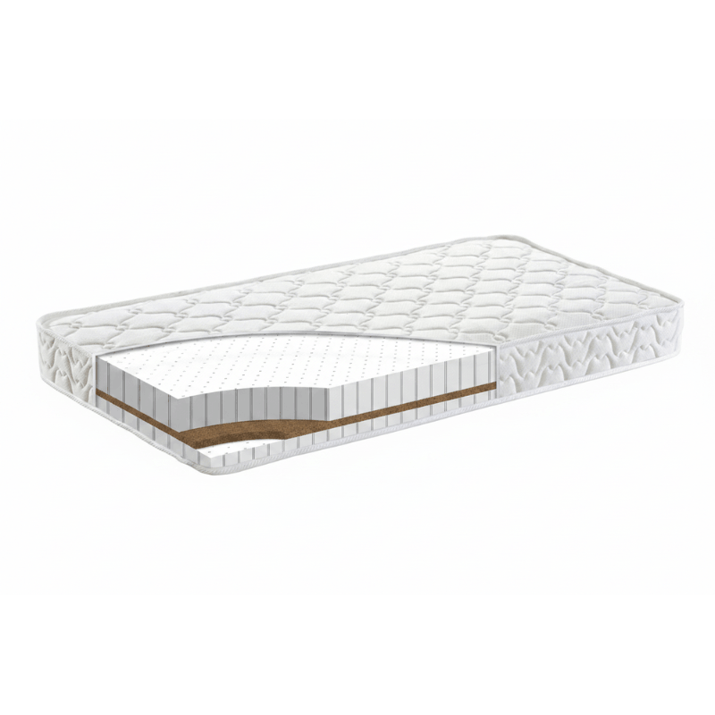 Demko Organic Coir Mattress Deluxe B Dual Firmness | Medium Firm Vegan Tencel Cover
