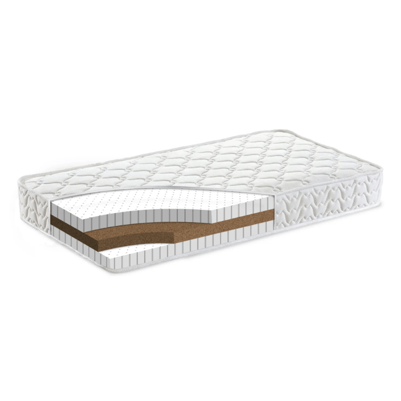 Demko Organic Coir Mattress DeLuxe D | Medium Firm Vegan Tencel GOTS Organic Cotton