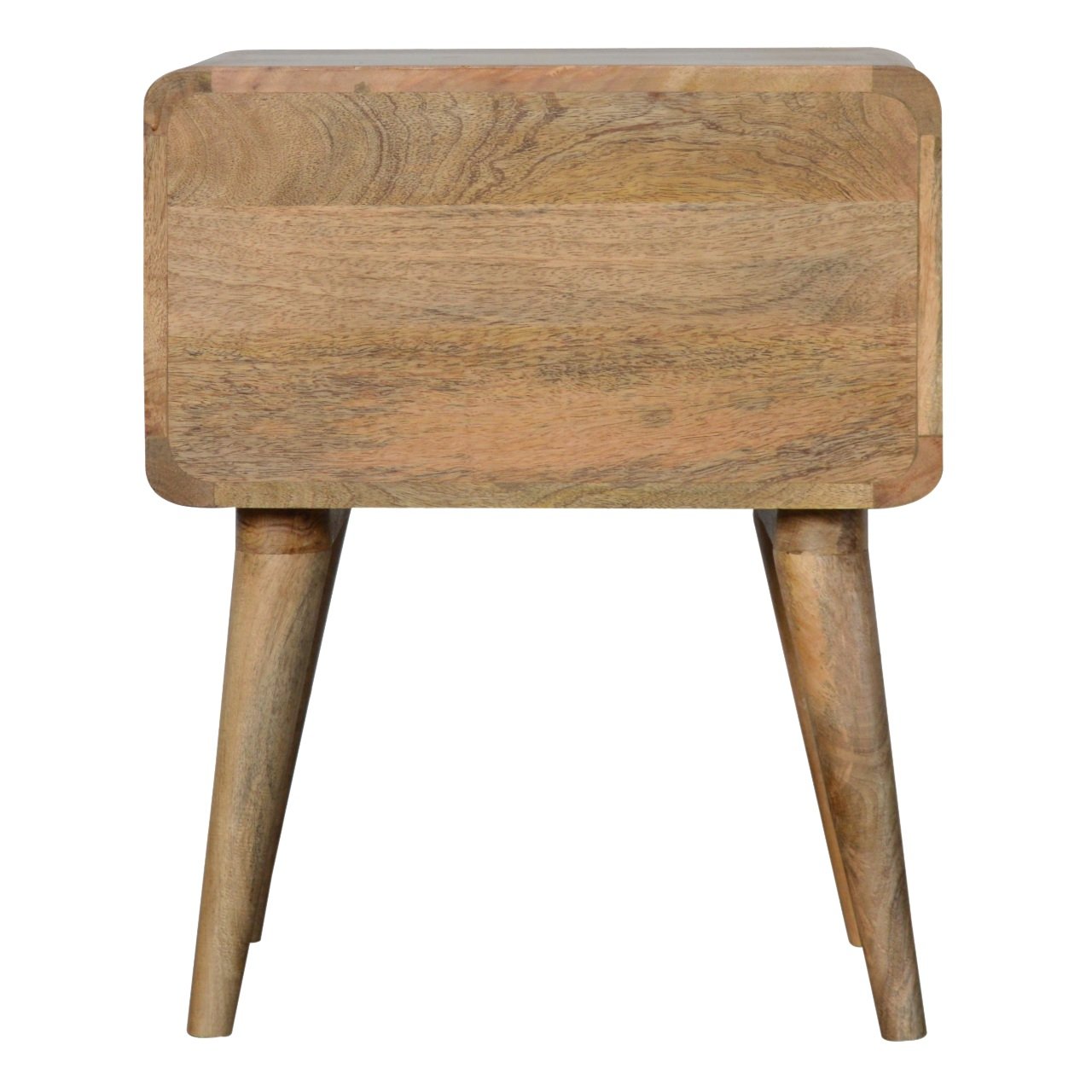 Artisan Curved Oak-ish Bedside