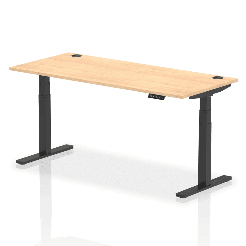 Air Height Adjustable Desk with Cable Ports
