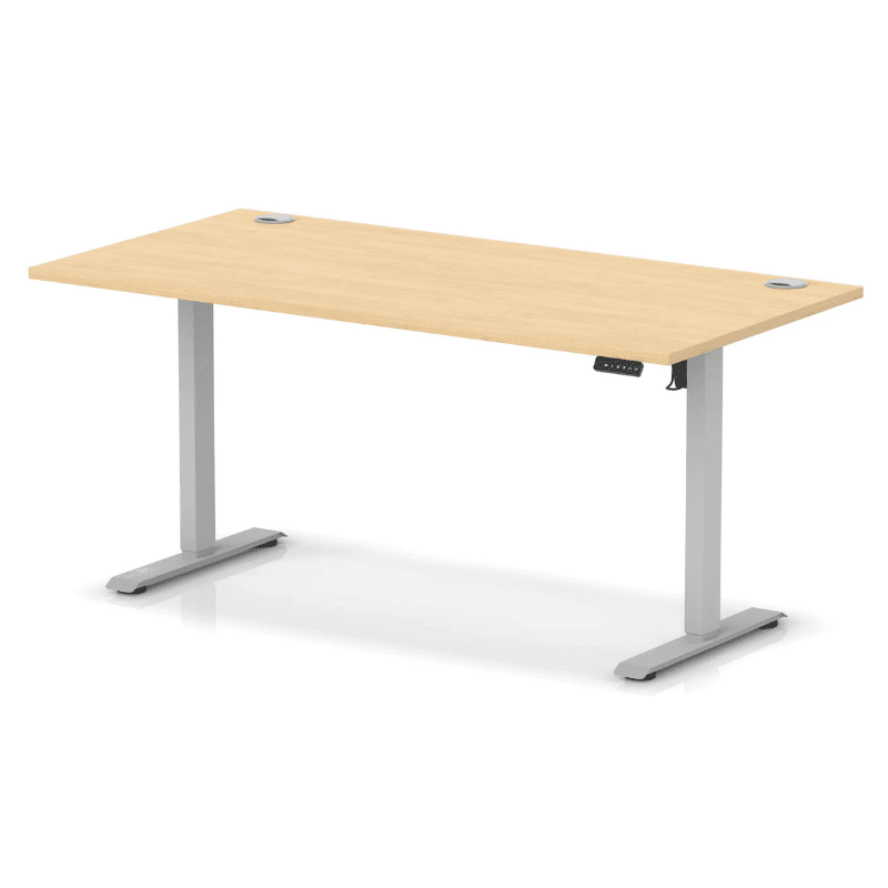 Air Lite Height Adjustable Desk with Cable Ports