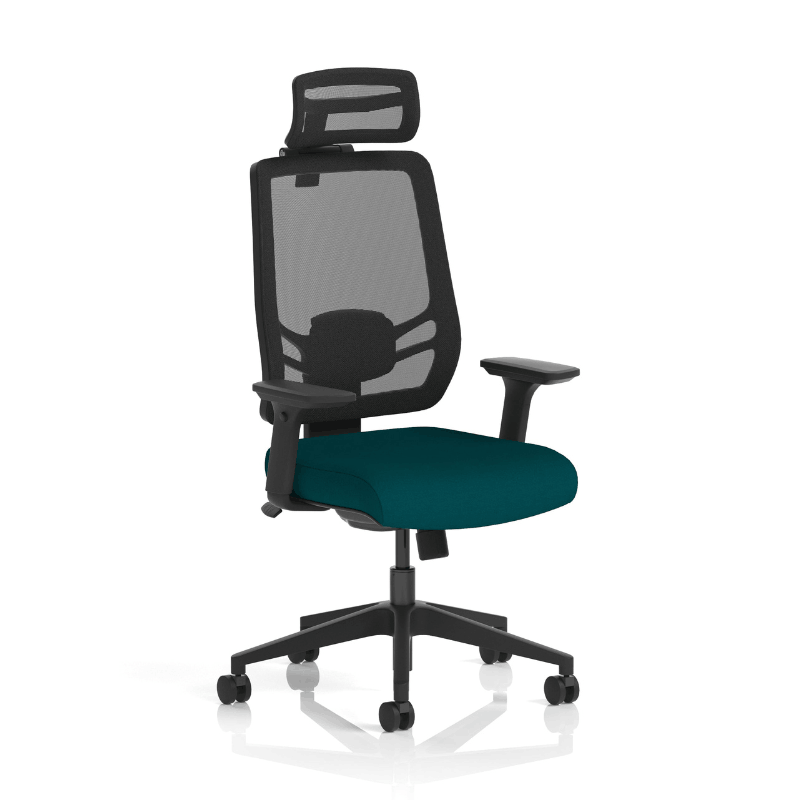 Dynamic Ergo Twist Chair | Adaptive Backrest Pivot System Adjustable Lumbar Support Seat Slide