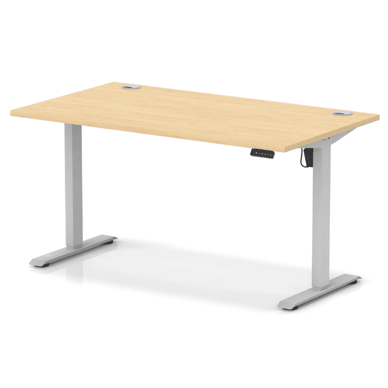 Air Lite Height Adjustable Desk with Cable Ports