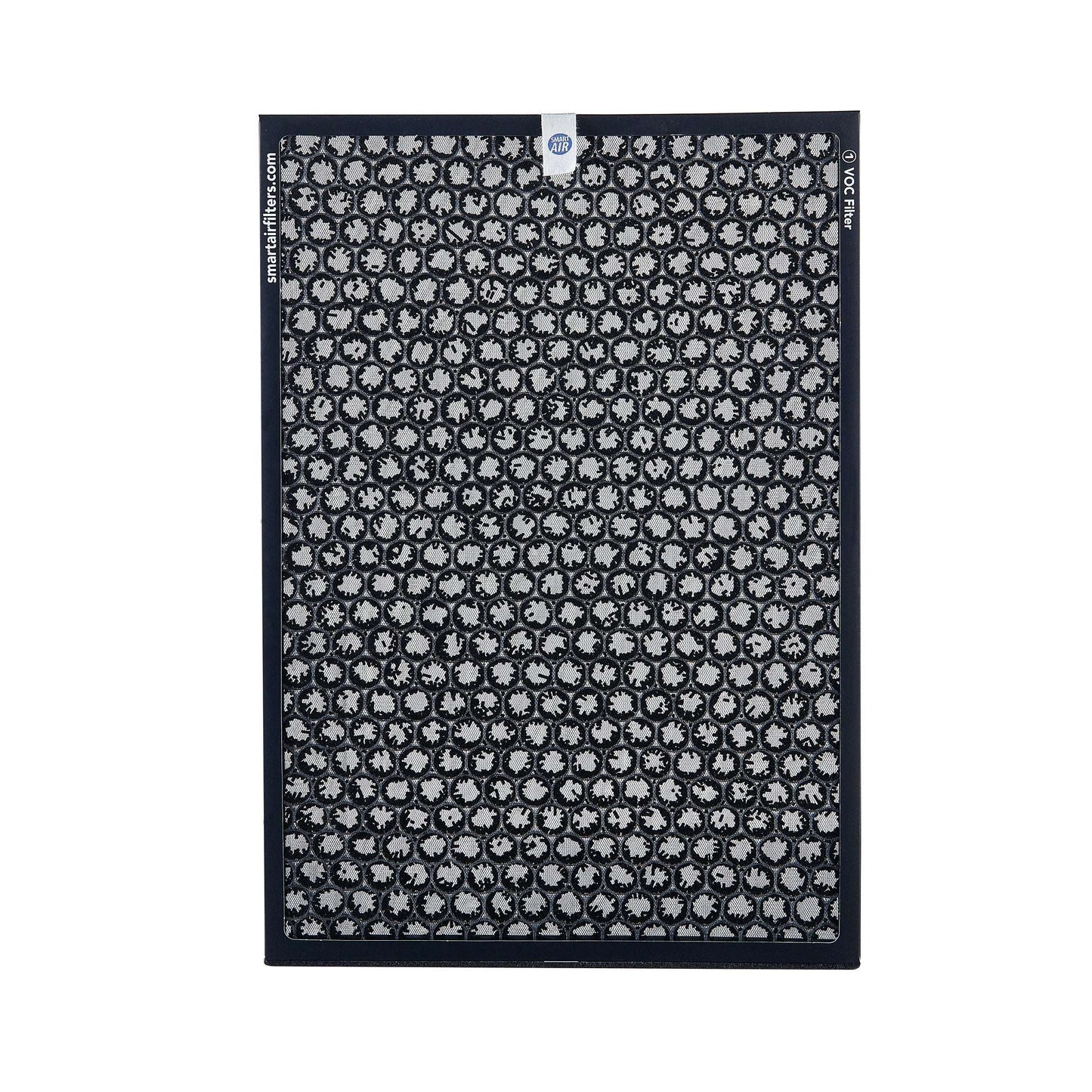 Black filter, white background