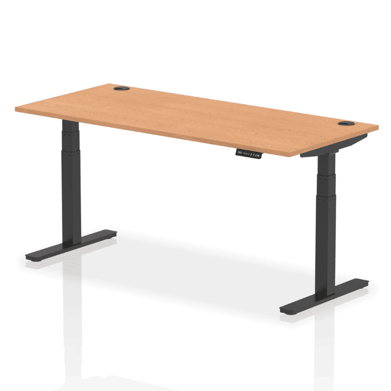 Air Height Adjustable Desk with Cable Ports