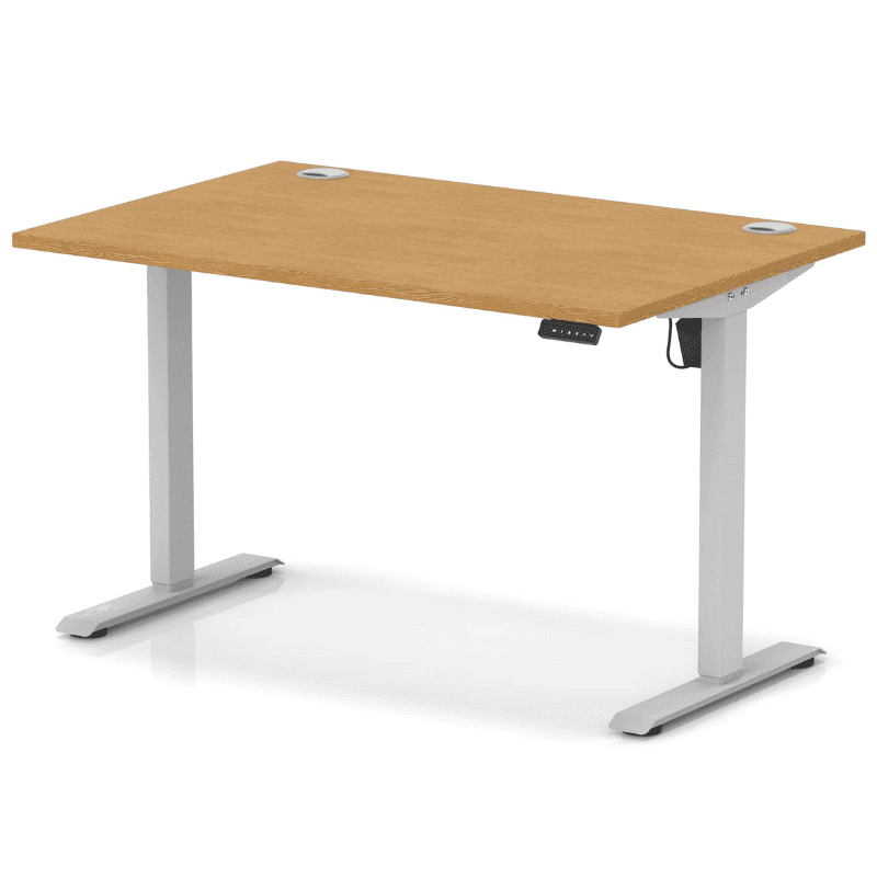 Air Lite Height Adjustable Desk with Cable Ports