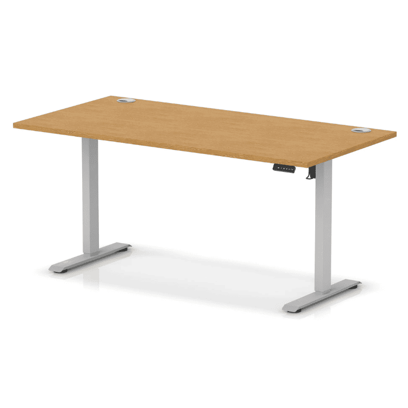 Air Lite Height Adjustable Desk with Cable Ports