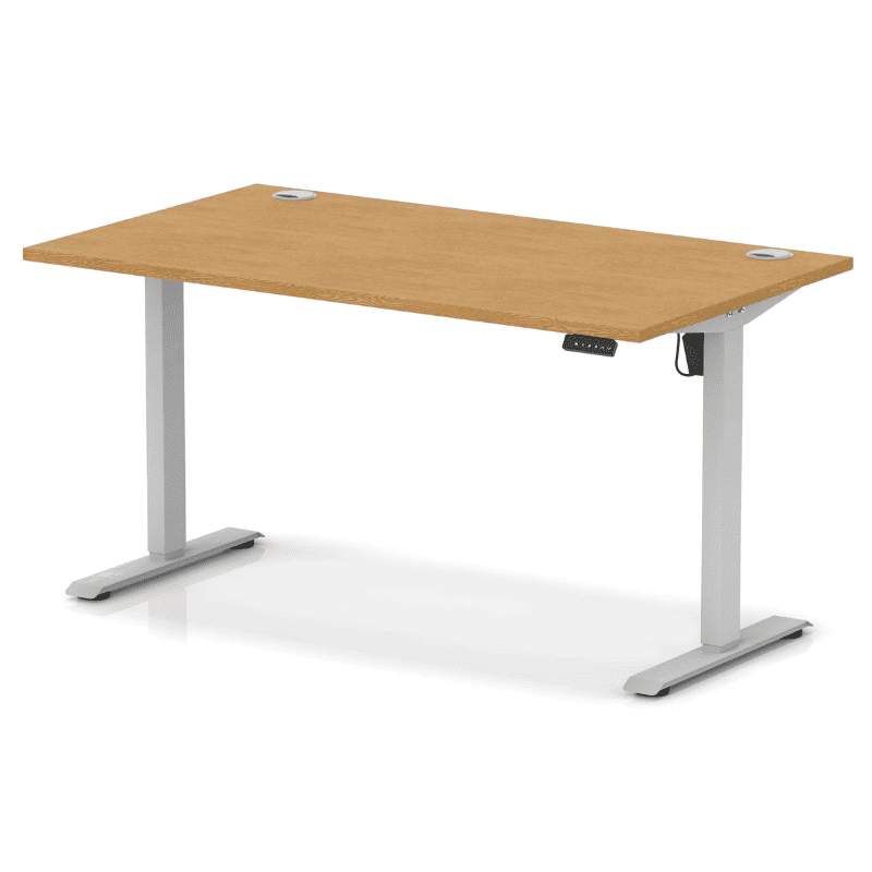 Air Lite Height Adjustable Desk with Cable Ports
