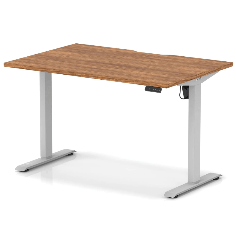Air Scalloped Edge Height Adjustable Office Desk