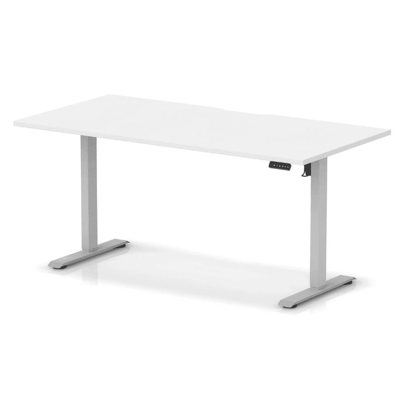 Air Lite Height Adjustable Desk with Scalloped Edge