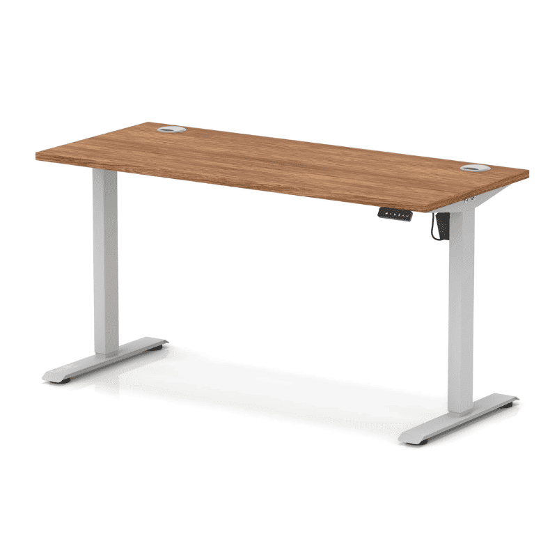 Air Lite Height Adjustable Slimline Desk with Cable Ports