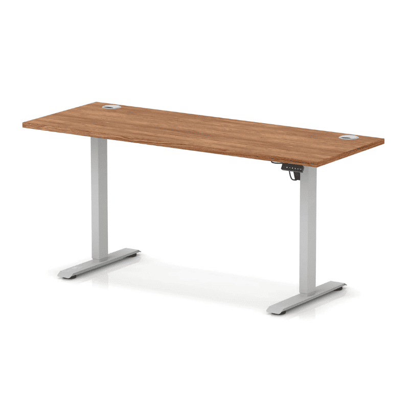 Air Lite Height Adjustable Slimline Desk with Cable Ports