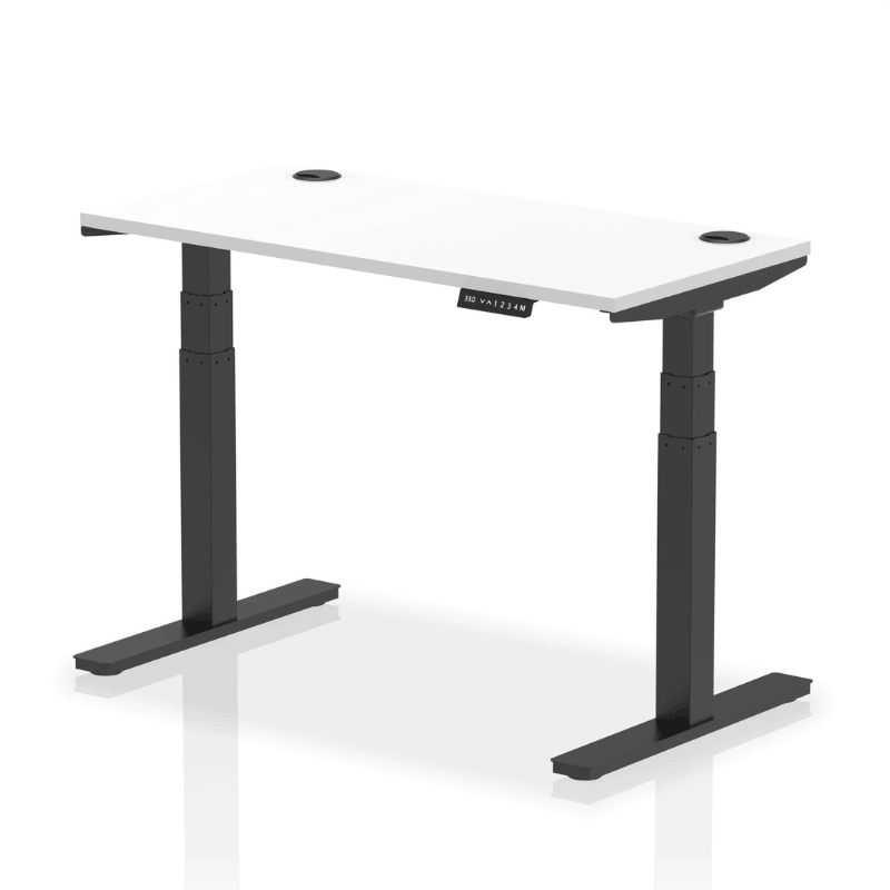 Air Height Adjustable Desk with Cable Ports