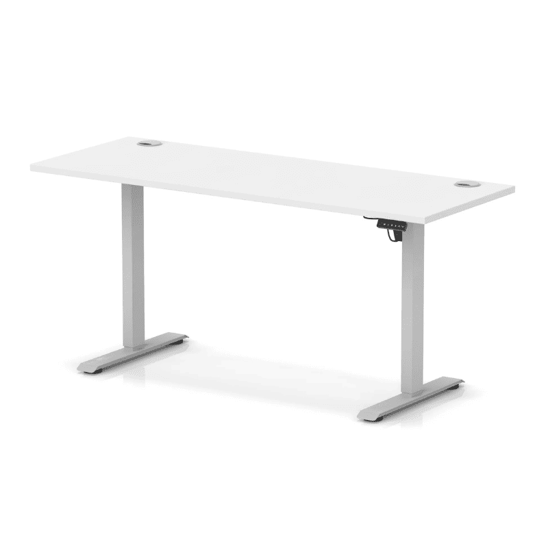 Air Lite Height Adjustable Slimline Desk with Cable Ports