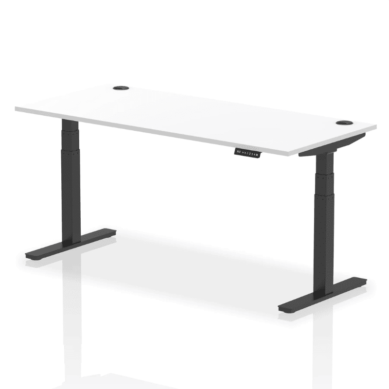 Air Height Adjustable Desk with Cable Ports