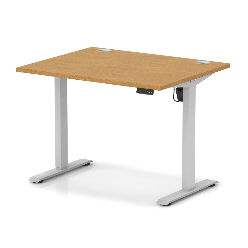 Air Lite Height Adjustable Desk with Cable Ports