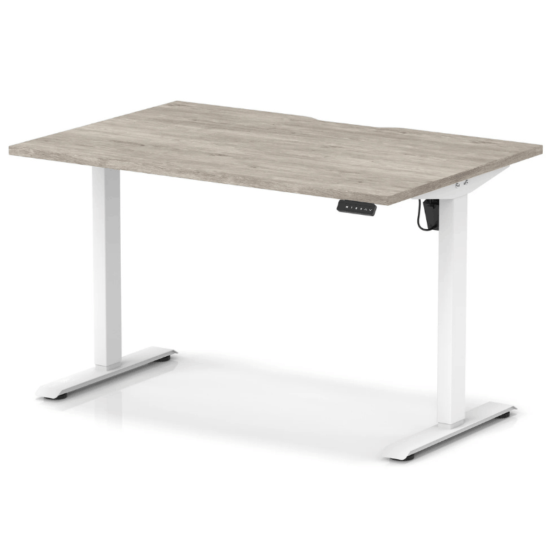 Air Scalloped Edge Height Adjustable Office Desk