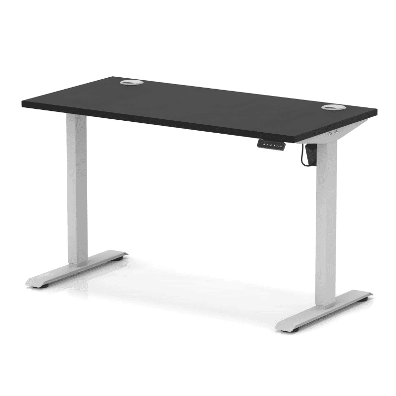 Air Lite Height Adjustable Slimline Desk with Cable Ports
