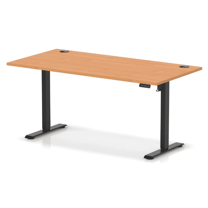 Air Lite Height Adjustable Desk with Cable Ports