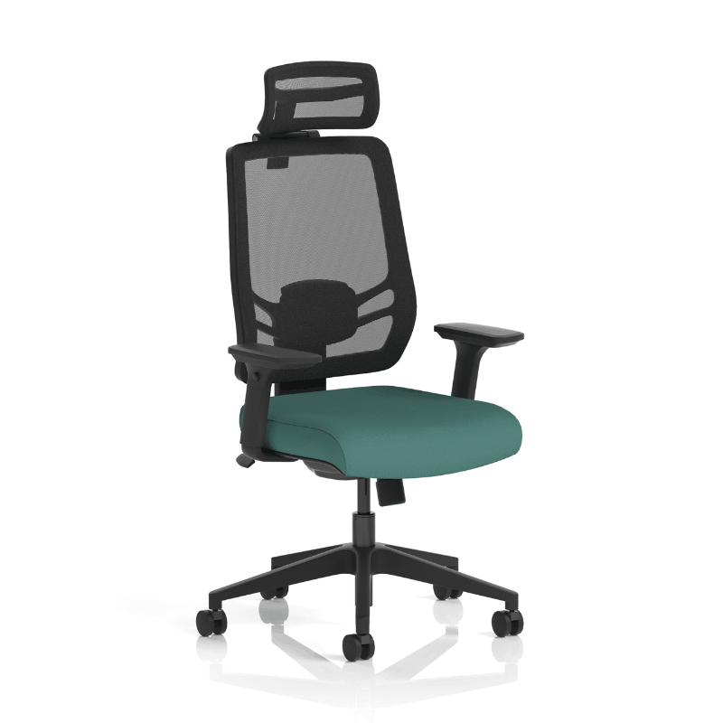 Dynamic Ergo Twist Chair | Adaptive Backrest Pivot System Adjustable Lumbar Support Seat Slide