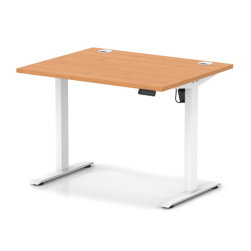 Air Lite Height Adjustable Desk with Cable Ports