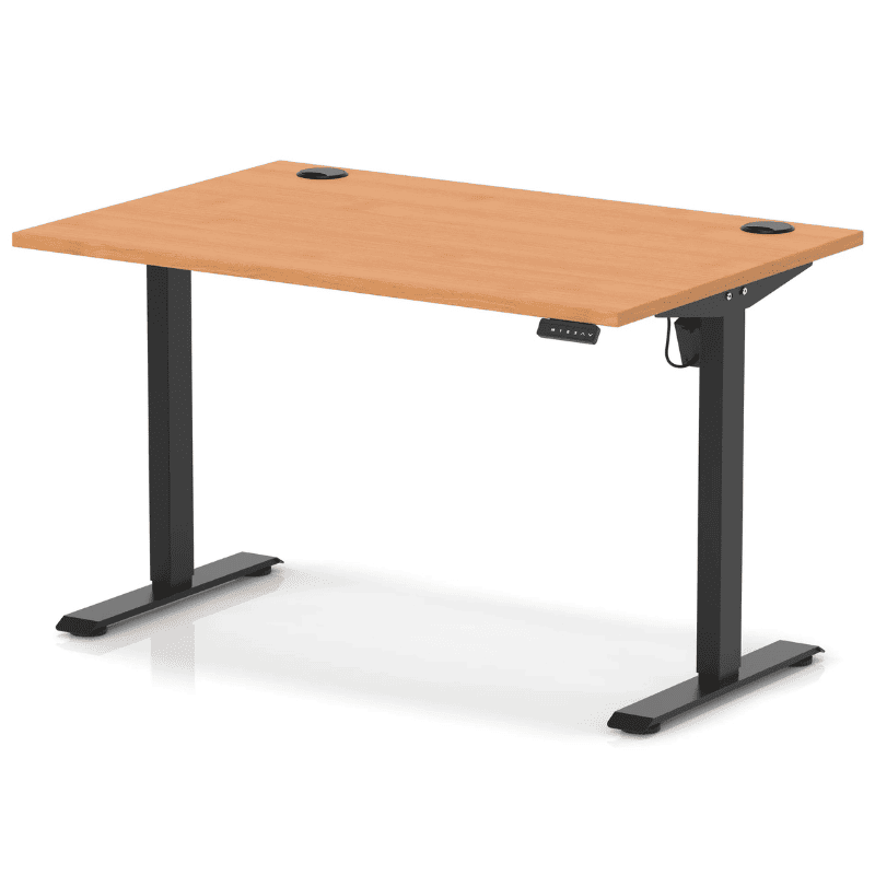 Air Lite Height Adjustable Desk with Cable Ports