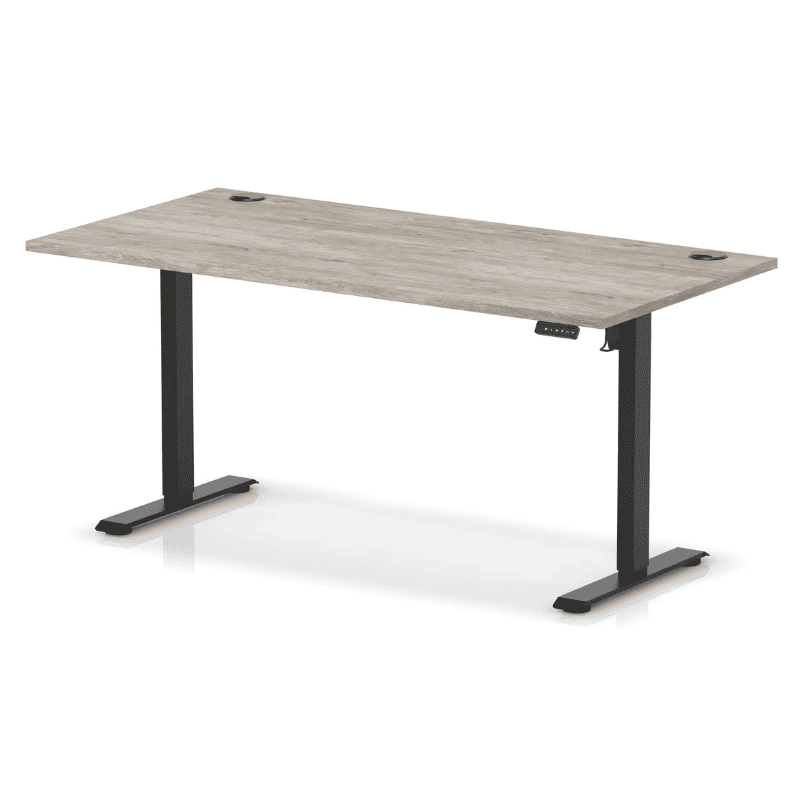 Air Lite Height Adjustable Desk with Cable Ports