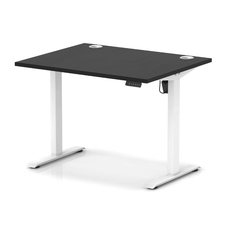 Air Lite Height Adjustable Desk with Cable Ports