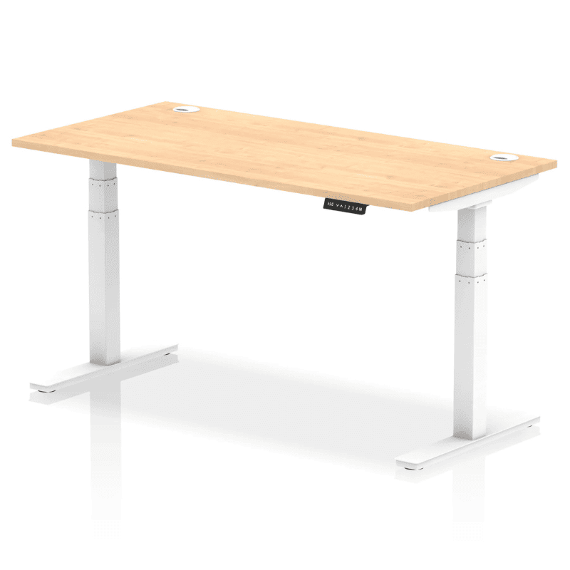 Air Height Adjustable Desk with Cable Ports