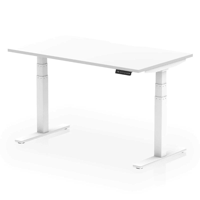 Air Scalloped Edge Height Adjustable Office Desk