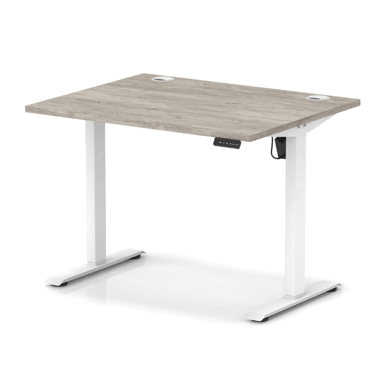 Air Lite Height Adjustable Desk with Cable Ports