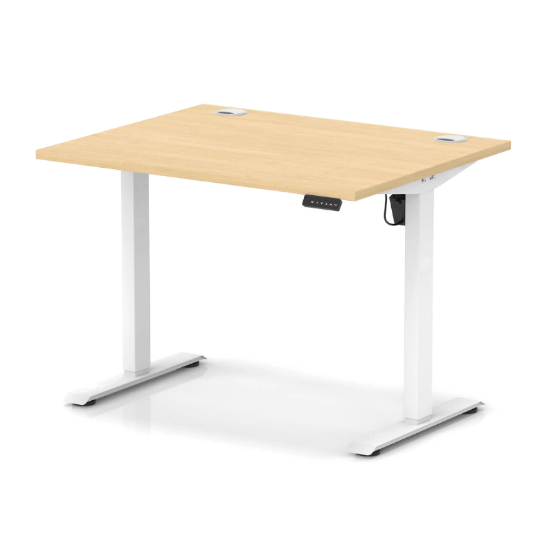Air Lite Height Adjustable Desk with Cable Ports