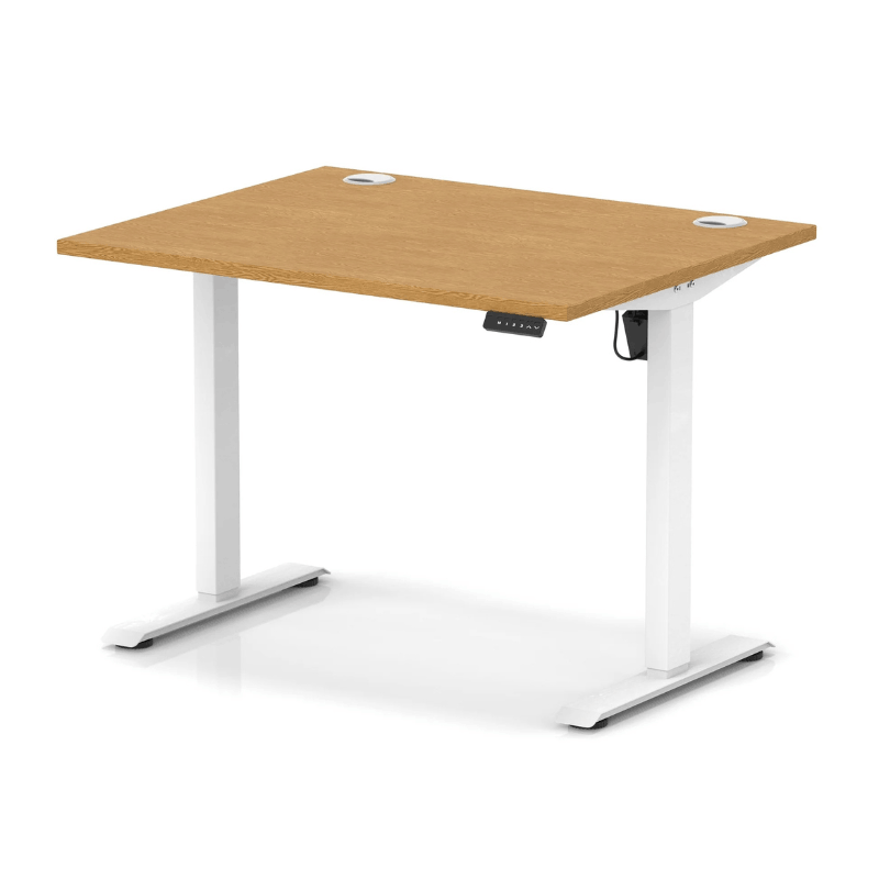 Air Lite Height Adjustable Desk with Cable Ports