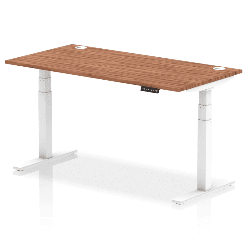 Air Height Adjustable Desk with Cable Ports