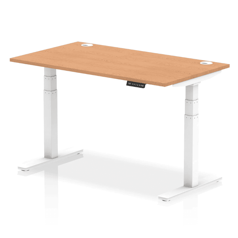 Air Height Adjustable Desk with Cable Ports
