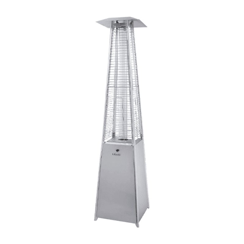 Lifestyle Tahiti II Stainless Steel Pyramid Flame Patio Heater