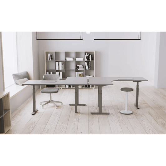 Flytta 3+ Corner Sit-Stand Desk | Triple Motor 180kg Multi-Monitor 3-Stage Performance Frame