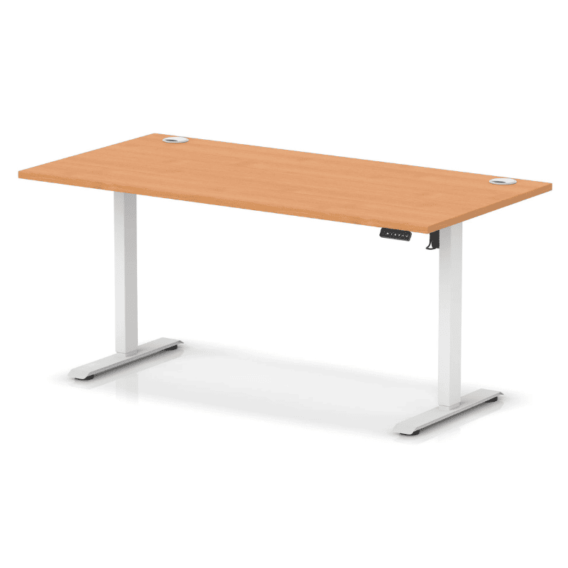 Air Lite Height Adjustable Desk with Cable Ports