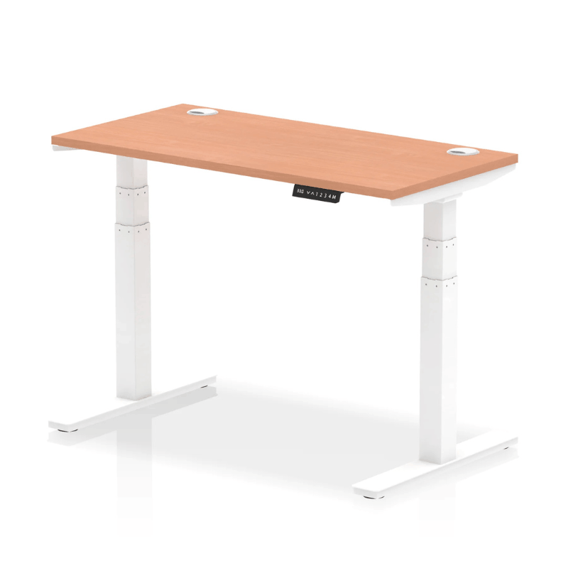 Air Height Adjustable Desk with Cable Ports