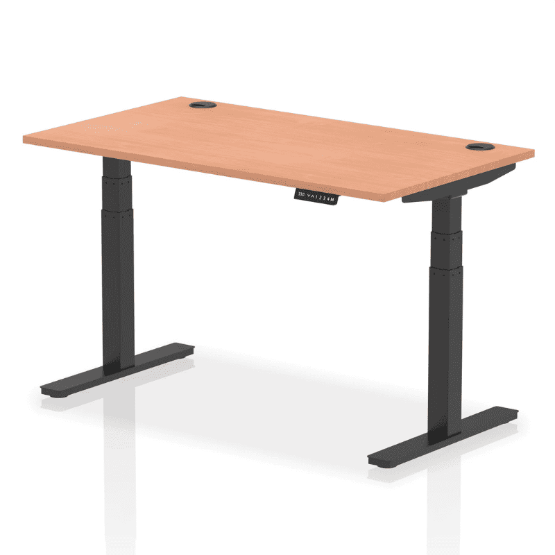 Air Height Adjustable Desk with Cable Ports