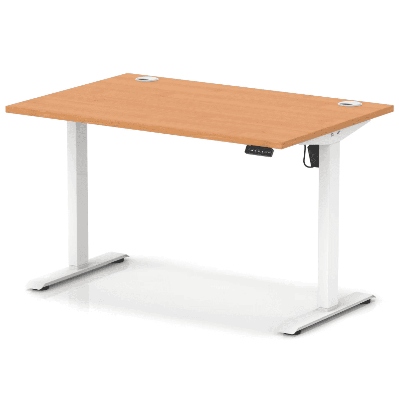 Air Lite Height Adjustable Desk with Cable Ports